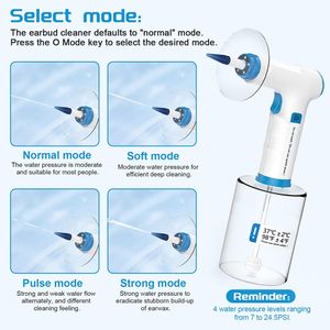 Rechargeable Electric Ear Wax Removal Kit – Irrigation System with 9+1 Disposable Tips & Catch Basin