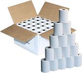 swaggers Thermal Paper/Billing Machine/POS Machine Rolls 2 inch- 57mm(Width) x 25 meter(Length) with thick paper fine class black colour printing (Pack Of 100)