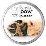 The Blissful Dog Paw Butter, Moisturizer for Dry Paw Pads, Softens and Protects a Rough Paw in Winter, Versatile, Lick-Safe Dog Paw Pad Balm, 4 oz.