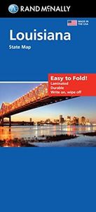 Rand McNally Easy to Fold: Louisiana State Laminated Map