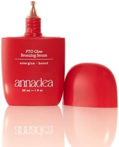 ANNADEA PTO Glow Bronzing Serum for Face – Sheer Liquid Bronzer Drops with Niacinamide, CoQ10, Resveratrol & Astaxanthin, Lightweight Matte Finish for Natural Warmth & Contour, Vegan, 30 ml / 1 fl oz