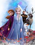 BrandMac Disney Frozen Elsa Anna Cuddly Blanket 130 x 170 cm