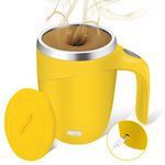 Self Stirring Mug,Rechargeable automatic magnetic Self stirring coffee mug,Rotating Home Office Travel Mixing Cup,To Stir Coffee, Chocolate, Milk, Protein,Cocoa Etc, Great For Office, School, Gym…