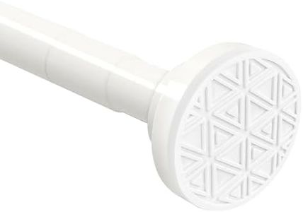 Foeska Shower Curtain Rod (18-78Inch), Tension Rods for Curtains, Extendable, Nail Free Installation, Non-slip Durable, 304 Stainless Steel, Splice Mounting Design, for Bathroom Garderobe Kitchen