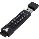 Apricorn Aegis Secure Key 3Z 16GB 256-bit AES XTS Hardware Encrypted FIPS 140-2 Level 3 Validated Secure USB 3.0 Flash Drive (ASK3Z-16GB) , Black