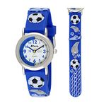 Ravel Children's Blue Football Time Teacher Watch