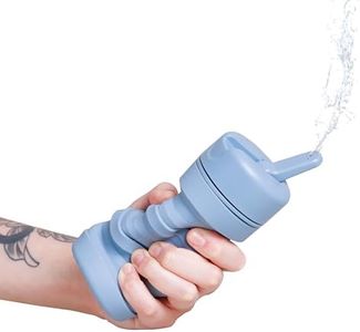 TUSHY Travel Bidet: Collapsible & Expandable for Discreet Portability, Refreshing Clean for Home, Camping, Outdoors & Travel (Helps Hemorrhoid Relief, Peri Bottle for Postpartum Care) (Glacier)