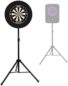 KOTO - Heavy Duty Dartboard Standard, einstellbare Höhe bis zur Mitte des Boards: 120cm - 190cm, Breite von 90cm, 4 KG, zusammenklappbar, für Sisal & elektronische Dartscheiben