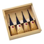 Flexcut Carving Tools, Micro Palm Craving Set, Set of 4 (FR804)