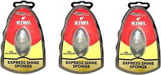 Kiwi Express Shoe Shine Sponge, Neutral, 0.2 Fl Oz (Pack of 3)