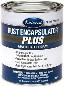 Eastwood Matte Gray Rust Encapsulator Plus | Long Lasting Durable Finish 1 Coat Maximum Rust Protection | Heat Resistance up to 350 Degrees Fahrenheit | Quart 1 Pack