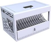 pouseayar 16-Unit Tablet Cart - White - Fully Assembled