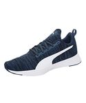 Puma Unisex Adult Robust Knit Dark Denim White Walking Shoe-7 Kids UK (37728203)