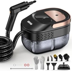 ODSD Steam Cleaner for Home & Car, 3-Level Adjustable Steamer for Cleaning, 15s Heat-Up & 1.6L Large Tank, Handheld Steam Cleaner for Car Detailing, Home, Tile, Grout,Furniture with 15pcs Accessories