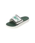 Puma Mens Softride Slide Super Vine-Warm White-Pure Green Slide - 9 UK (39751102)