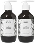 BondiBoost HG Duo Shampoo + Conditioner Bundle [10.14fl oz each] - Improves Appearance for Thinning Hair - Volumizing + Hydrating + Nourishing - Sulfate/Paraben Free, for Women/Men - Australian Made