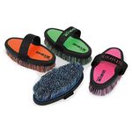 Shires 1397 Ezi-Groom Grip Body Brush Bright Blue