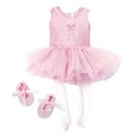 Adora Amazing Girls 18" Doll Clothes - Ballet Dance Outfit with Leotard, Tutu, Stocking, and Slippers [Amazon Exclusive]