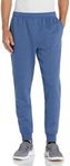 Amazon Essentials Men's Fleece Jogger Pant, Blue Heather, Medium