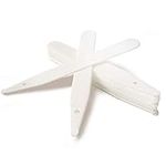 Merriway® BH01190 (50 Pcs) White Plastic Plant Labels, 100 mm (4 inch) - Pack of 50 Pieces