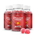 Apple Cider Vinegar Sugar Free Gummies with The Mother - Formulated for Weight Control - Gluten Free, No Glucose Syrup, ACV Gummies Alternative to Capsules & Drink 180 ct (3 Bottles)