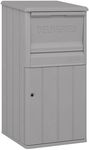 Suncast 33.5-Gallon Capacity Package Delivery Box, Parcel Drop Box with Lock, Weather Resistant Outdoor Storage Solution for Secure Package Deliveries, Made in USA