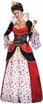 Forum womens Alice in Wonderland Costume Queen Of Hearts, Red, Standard US