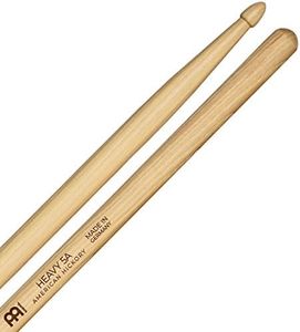 Meinl Stick & Brush Drum Sticks – Heavy 5A – 1 Pair – Acorn Tip – Short Taper – Weight and Pitch Matched – 0.575 inch Diameter – Drum Kit Accessories, American Hickory Wood (SB108)