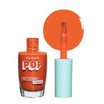 SUGAR POP Nail Lacquer - 07 Tangerine Queen (Bright Orange) 10 Ml - Dries In 45 Seconds, Chip-Resistant, Long-Lasting, Glossy Finish High Shine Nail Polish