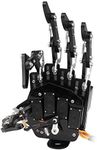 HIWONDER Robot Hand Five Fingers Solely Movement Bionic Robot Mechanical Arm Hand DIY Robot（Left Hand）