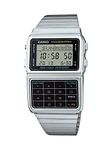 Casio Men's Silver Tone 25 Memory Calculator Databank Watch, Silver, Digital