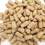 Tosnail 150 Pack Blank Wine Corks Straight Corks Wine Stoppers for Ornament Making, Arts and Crafts Projects- 15/16" x 1 3/4"