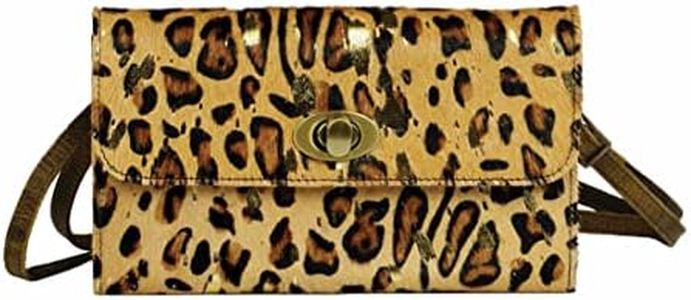 Beige Western Over the Shoulder Strap Clutch Wallet for Women