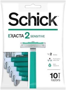 Schick Exacta2 Sensitive Disposable Razor, 10 Count (1Pack)