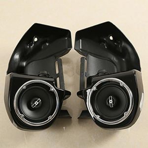 XFMT Lower Vented Leg Fairing W/ 6.5" Speakers for Harley Touring 1983-2013 Road King Electra Street Glide Ultra Classic