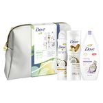 Dove Blissfully Relaxing Beauty Bag Gift Set with Beauty Bag Gift Set perfect gifts for her 3 piece