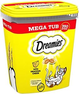 Dreamies Friandises pour chats - Fromage ( Cheese MegaTub ) - 350g (2 Paquets)