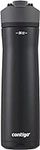 Contigo Cortland Chill 2.0 Stainless Steel Insulated Water Bottle, 24 oz, Licorice - Autoseal Spill-Proof Lid Great for On the Go - Keep Drinks Hot/Cold - Fits Most Cup Holders - Includes Carry Handle