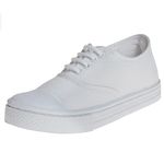 Liberty Boys & Girls Tennis White School Shoes_2