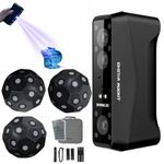EINSTAR Rockit Wireless Handheld 3D Scanner, Dual Light Source, 38 Blue Laser Lines, 7 Parallel Laser Lines, 0.05mm HD Resolution, Hybrid Alignment, IR VCSEL Scanning Outdoor, EXStar Hub Software