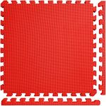 Meister X-THICK 1.5" Interlocking EVA Foam Mats - 2X Cushion for Wrestling, MMA Takedowns & Gymnastics - 2'x2' Tiles - Red - 10 Tiles (40 Sqft)