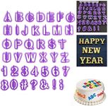 40 Pcs Fondant Letter Cutters Set, 