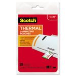 Scotch Business Card Size Thermal Laminating Pouches, 5 Mil, 20/Pack, TP5851-20