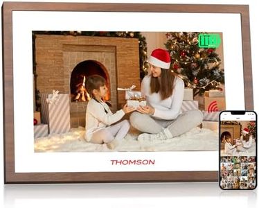 Digital Picture Frame with 4000mAh Battery, Digital Photo Frame WiFi with 32 GB, HD IPS Touch Screen, Auto-Rotate, Slideshow, Share Photos/Videos from Phone by App (10.1Inch Battery)