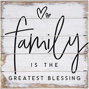 Simply Said, INC Perfect Pallet Petites 8" Rustic Wood Sign - Family is the Greatest Blessing - PET20418
