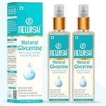 Newish Beauty and Skin Care Glycerine | Pure & Unscented Glycerine |100% Pure & Natural Glycerine liquid for face - Set Of 2-250ml