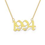 DREAMRAX Gold Special 1994 Year Pendant for Men and Women, Happy Lucky Birthday Year