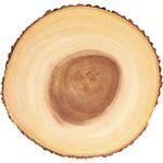 Artesà Wooden Log Slice Cheese Board, Serving Platter for Cakes, Desserts, Grazing and Buffets, 37 x 29 cm, Brown