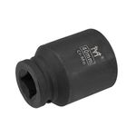 uxcell 3/4-Inch Drive by 40mm Deep Impact Socket, 6-Point, Cr-Mo Alloy Steel, Metric