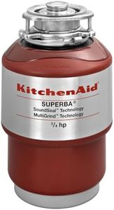 KitchenAid® W10156761 Continuous Feed Disposer 3/4 HP Motor MultiGrind™ Technology Replaces KCDS075TA